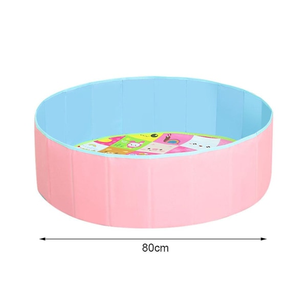 Barnens Havsboll Uppblåsbar Vikbar Pool Spädbarns Lekhus Inomhusleksaker Vikbar Pool Barn Tält, 50% Erbjudande PinkBlue Pool 80*80*26cm