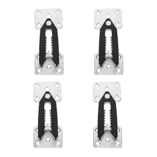 4 stk. Sofa Beslag Alligator Klemmer Sofa Forbindelsesbeslag Sofa Connector Beslag Sektions Sofa Klemmer