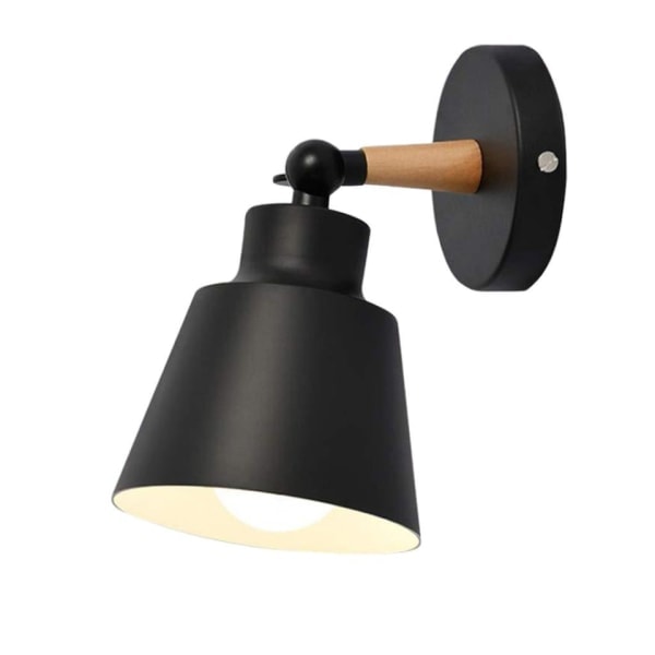 Macaron vegglampe Matt svart - uten lyskilde