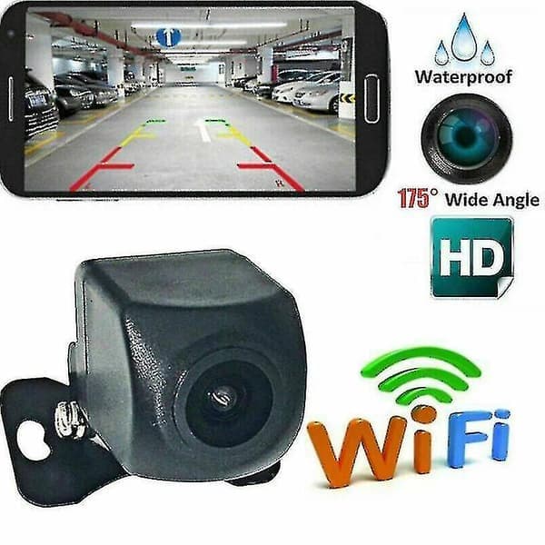 Wifi trådlös bilkamera för iPhone Android - 1080p HD backkamera