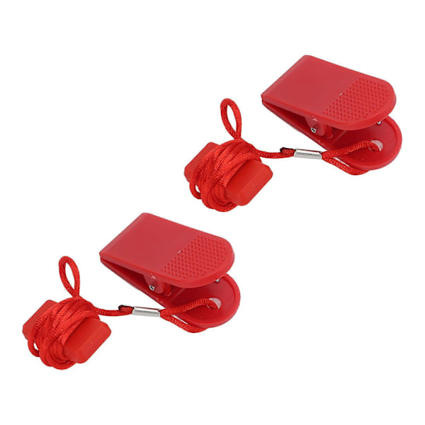2 kpl Juoksumaton turva-avain Magneettinen turvakytkin Kuntolaitteen varaosa 20x35mm/0,8x1,4 tuumaa