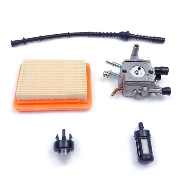 Til Stihl FS400 FS450 FS480 # 450 4128 120 0602 Udskiftningskarburator Samling + Luftfilter