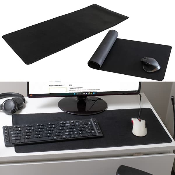 Gaming Musematte – 70×30 cm Svart