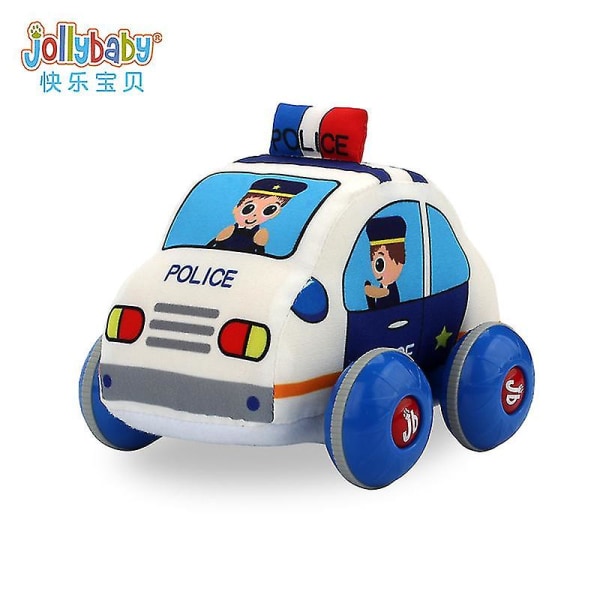 Baby Plys Legetøj Bil Plys Legetøj Vibrerende Baby Plys Legetøj Police Car