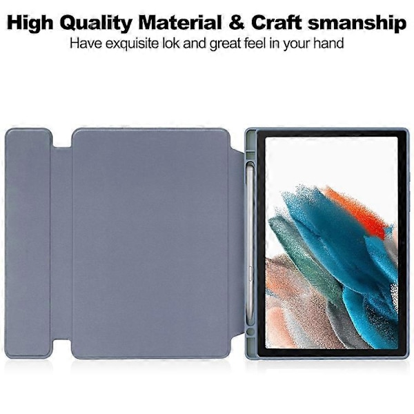 Kompatibelt Skal med Bluetooth-tangentbord för Samsung Galaxy Tab A8 10.5 (2021) / (2022) Roterande Ställ Surfplatta Fodral Purple