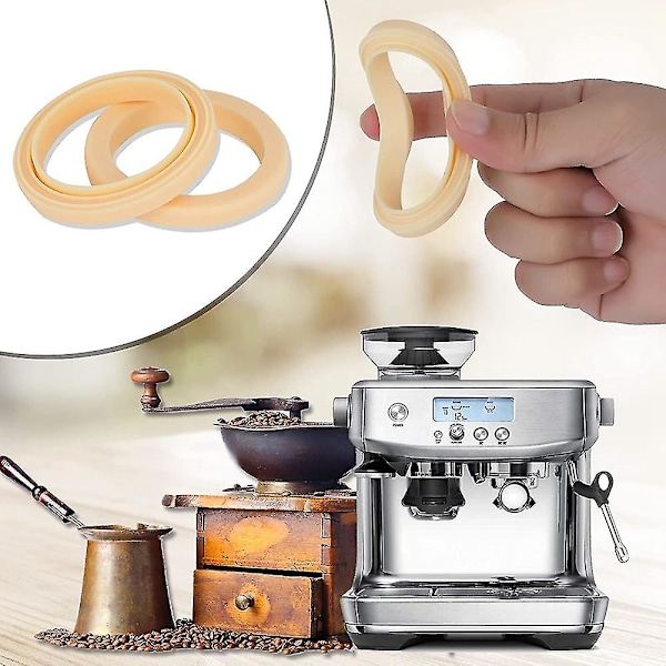 54Mm Silikon Damp Ring, 3-pak Gruppehovedpakning til Espresso Maskine 878/870/860/840/810/500/450/ Sage 500/870