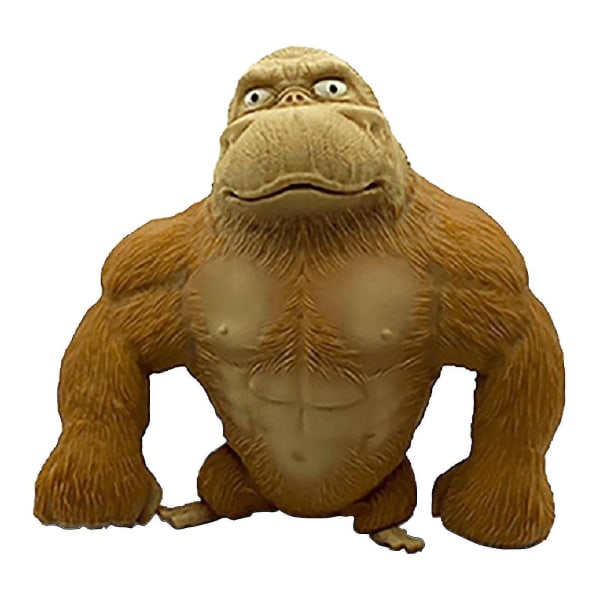 Apor Anime Figurine Latex Apor Gorilla Leksak Djungel Djur Figurine, Vuxna Gorilla Stress Leksak