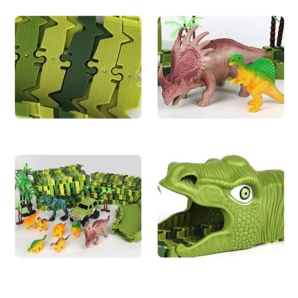 Suuri lasten autorama - Dinosaurus vihreä