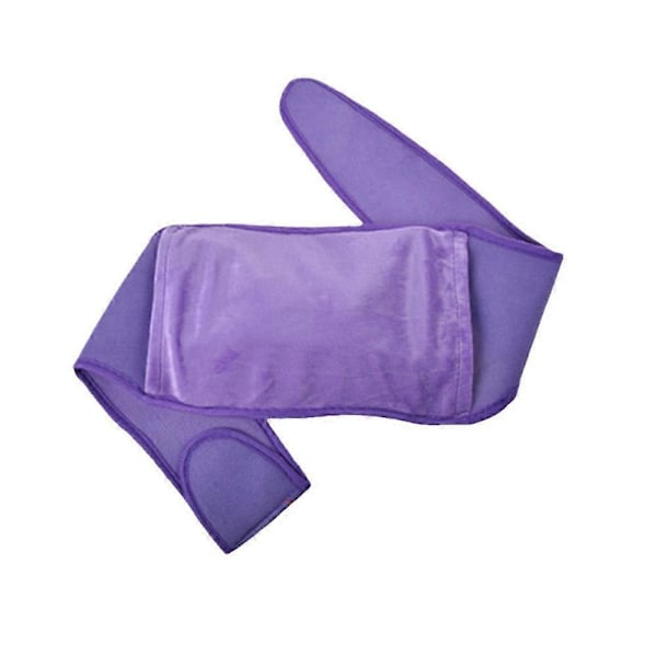 Varmvattenflaska Väska Vinter Varm Midja Omslag Värmare Midjebälte Purple