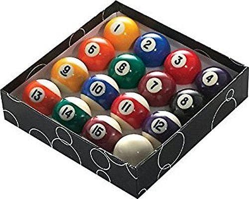 PowerGlide Classic Standard Prickar och Ränder Poolbollar 57mm - Förpackade