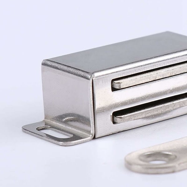 Magnetiske skabsmagneter 10 kg Kraftig rustfrit stål skabsmagnet Skabslågemagnet (6 stk) (rustfrie stålskruer)
