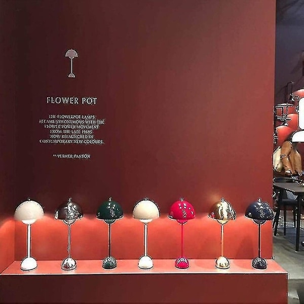 Nordisk uppladdningsbar bordslampa sänglampa bordslampa svamp sovrum bordsdekoration sänglampa nattlampor[hk] Svart Black