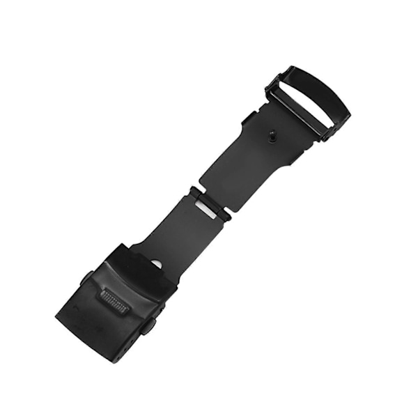 Kellon Solki Universaali Tuplalukko Ruostumattomasta Teräksestä Valmistettu Kellon Turvalukko Kellosepälle Black 16mm