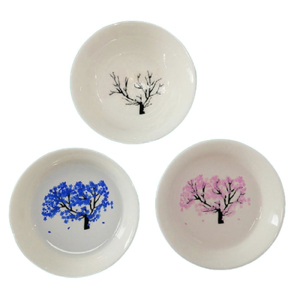 Magisk Sakura Kirsebær/Blomme/Fersken Blomster Sake Kop Farveskiftende med Is/Varmt Vand Keramik Kop til Restaurant Husholdning Peach Blossom