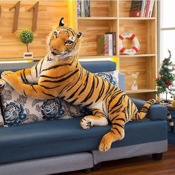 Verklighetstrogen Tiger Gosedjur yellow 60cm