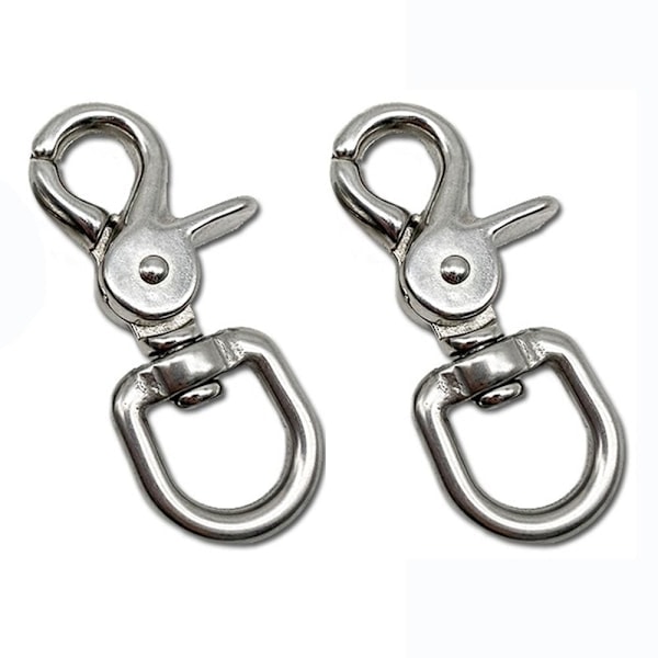 2 stk. Trigger Snap Hooks Svingbare Trigger Snaps Saks Snaps 2 stk. 2 stk.