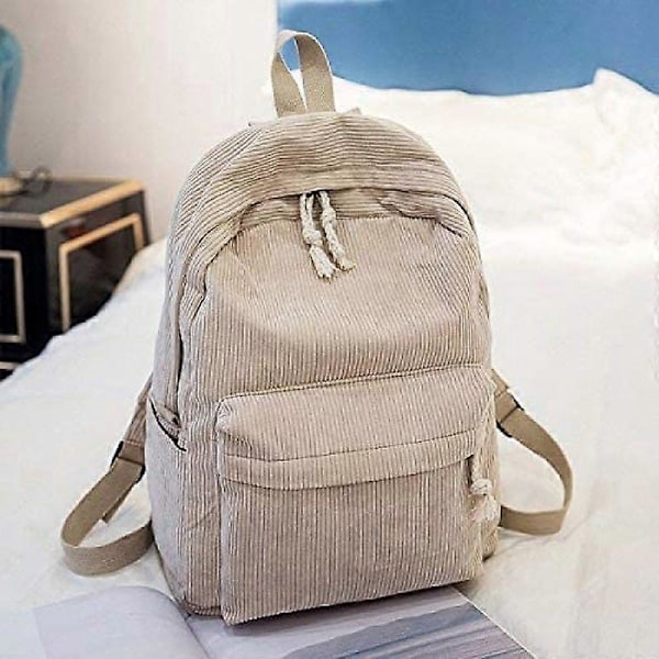 Ryggsäck i mjukt tyg, ryggsäck för kvinnor, manchesterdesign, skolryggsäck för tonårsflickor, randig ryggsäck för kvinnor style186