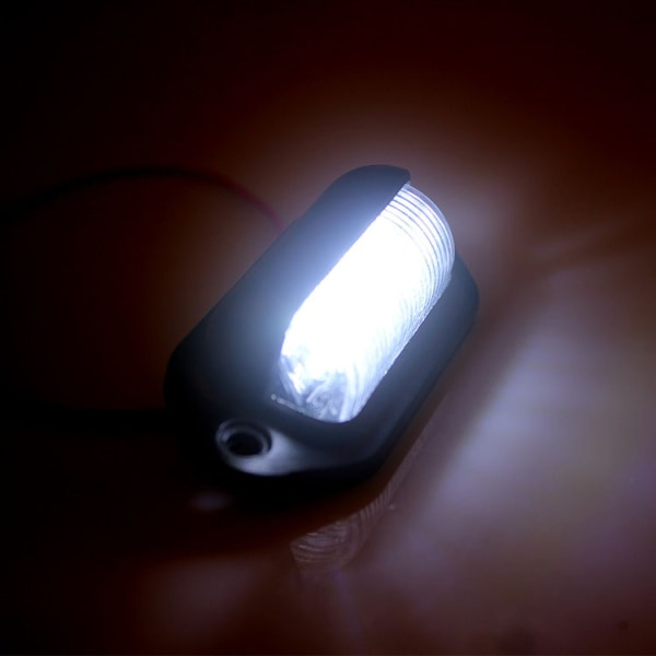 2 stk. 6LED lastbil nummerpladelys Bil Varevogn Bus Trailer Baglygter