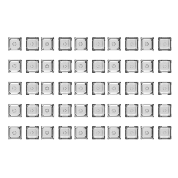 1U Gjennomsiktig XDA Keycaps for Gamng Mekanisk Tastatur 1U 1,4mm Tykkelse Forbedre Skriveopplevelsen 8-1000PCS 1000 stk 1000 pcs