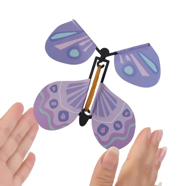 5 kpl Magic Flying Butterfly -leluja lapsille (satunnainen väri)