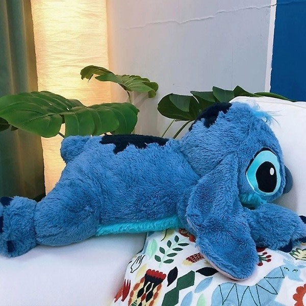 Stor plyschdjur leksakskudde med anime för sovande barn dockor flicka barn födelsedagspresent 45cm Stitch