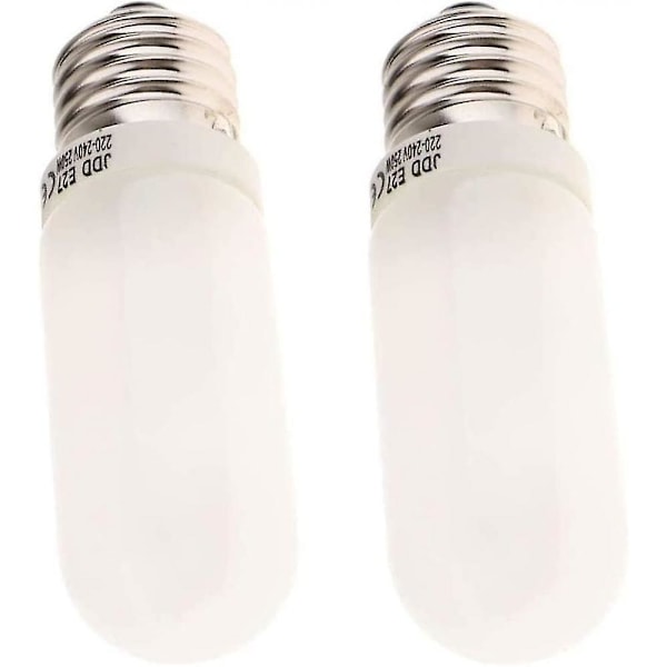 2-pack 250W 220-240V E27 (standard Edison-skruv) frostade halogenlampor RTG