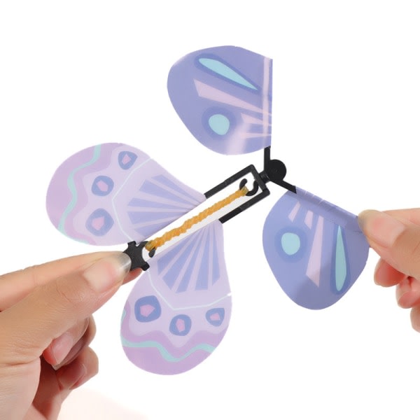 5 kpl Magic Flying Butterfly -leluja lapsille (satunnainen väri)