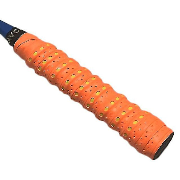 10 st Anti-halk Svettbands Tennisracket Grepptejp Badminton Grepp Padel Övergrepp Sporttejp Övergrepp för Racket Strandtennis orange