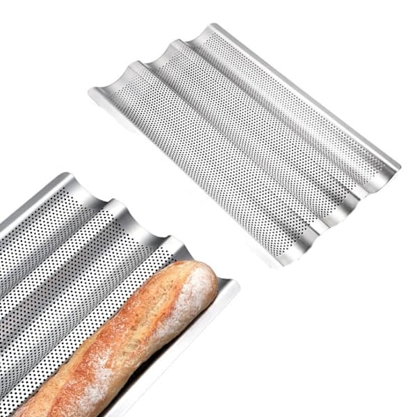 Bageplade til Baguette, i rustfrit stål