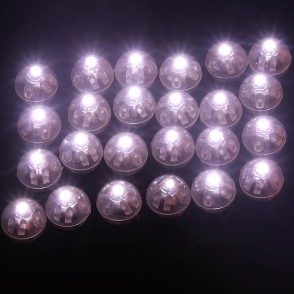 50 stk. Mini S Led S, Dby S Til, Bryllupsrotte white