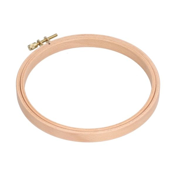 Rund tresylindring for brodering, multifunksjonell, tykk broderiramme for brodering, korssting, sying