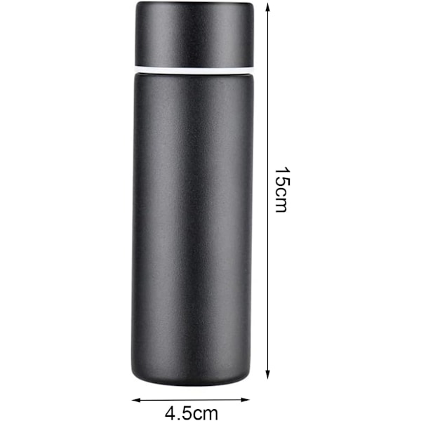 150 ml:n minikokoinen eristetty ruostumattomasta teräksestä valmistettu pullo, kannettava termosmuki, eristetty termosmuki matkustamiseen, urheiluun, opiskeluun, työhön