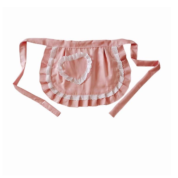 1 st Retro Förkläde Midjeförkläde, Midjeförkläde För Flickor Pink Free