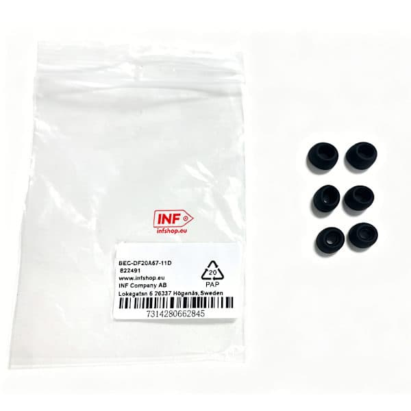 6 par udskiftningsørepropper til TWS Samsung Galaxy Buds Pro Sort Sort Black