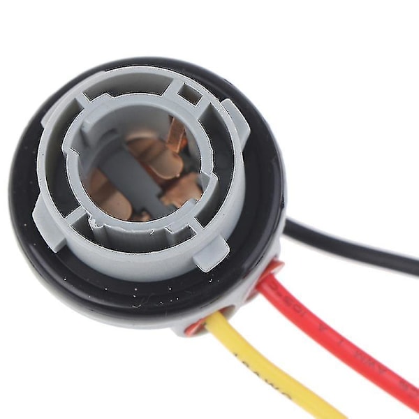 2 stk 1156 1157 Pæreholder Bay15d Lampeholder P21/5w Adapter Basekontakt 1157 BAY15D
