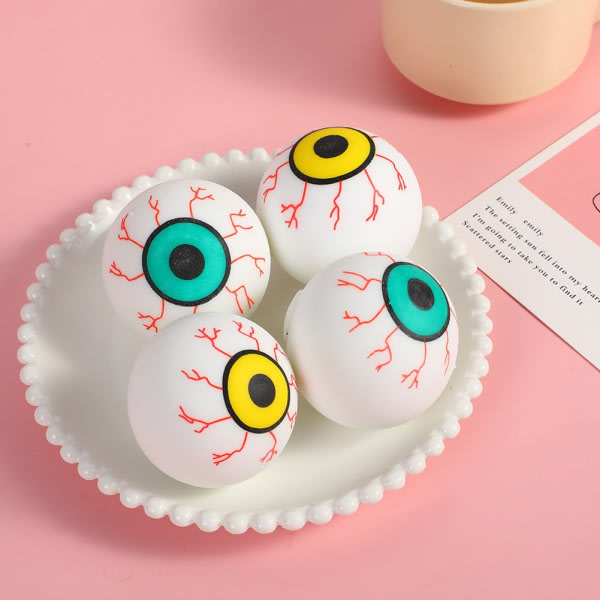 3D-øjeæbleformet dekompressionskugle Børneklemmeøjeæblelegetøj Dekompressionslegetøjsbold - Perfet As Show