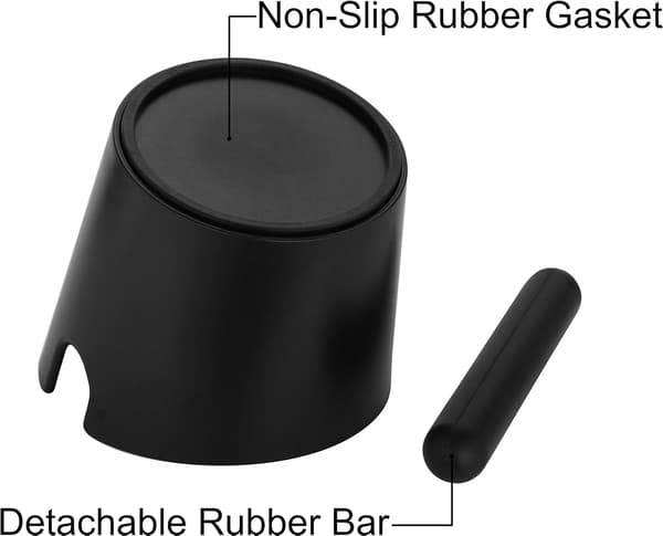 Kaffebankeboks i gummi, Kaffebankeboksbeholder, Liten kaffebankeboks, Espresso kaffebankeboks
