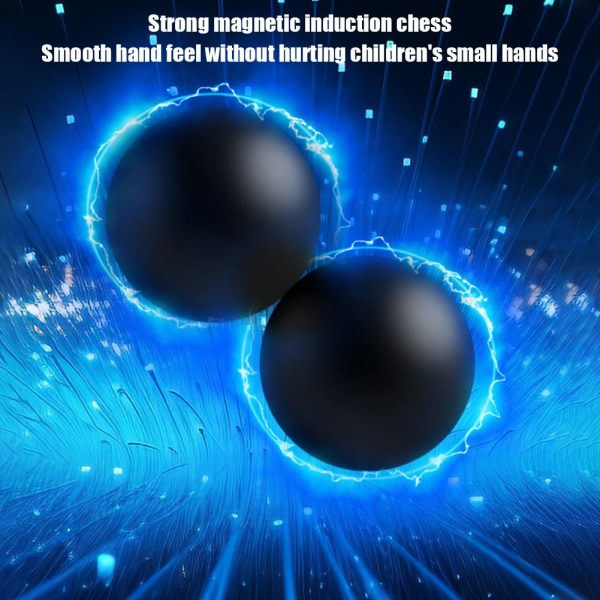 Magnetisk Sjakksett, Magnetisk Sett, Bærbar Sjakkbrett Pe Magnetic induction chessB 3PCS