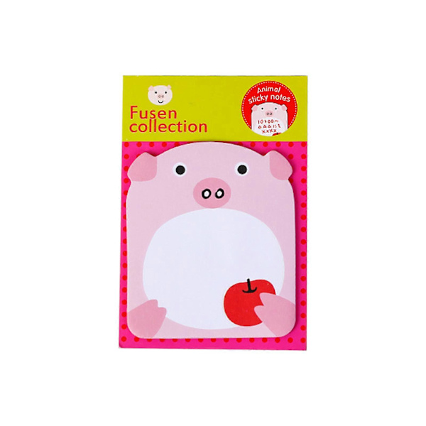 Luovat Tarrat Liimapaperit Eläimet Posted It Pads Piirretty Muistiinpanopaperit Esikoululaisille Piggy