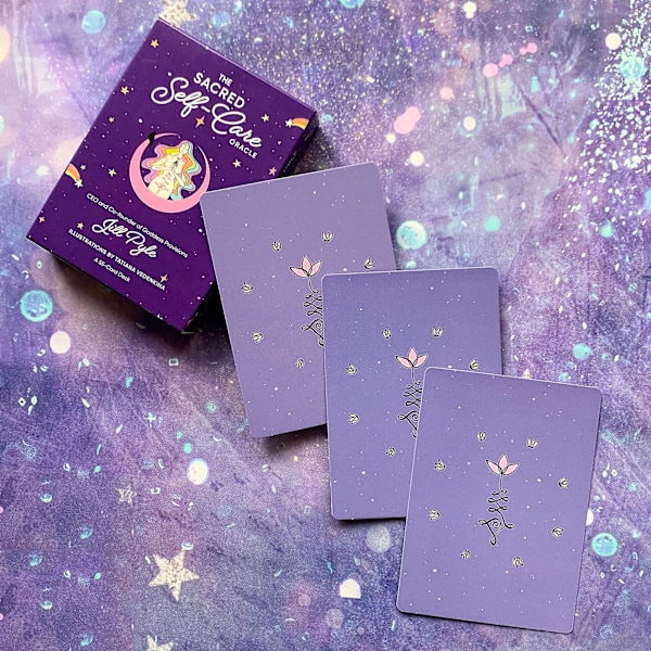 55-dels Tarotkortssats, Fint Tryckt, Spådom, Lättviktspsykiska Tarot Oracle-kort för Fest