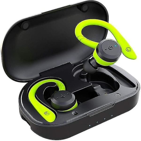 20 tuntia soittoaikaa uinti vedenpitävät Bluetooth -kuulokkeet Dual Wear Urheilu langattomat kuulokkeet Tws Ipx7 kuulokkeet Stereo green