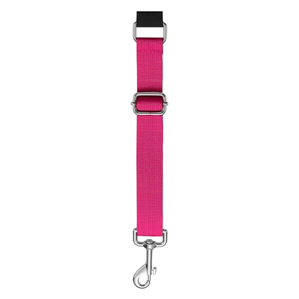 Justerbar Hundesalong Armforlengelsesreim med Hurtigutløsning - Grooming Loop Extension Rose Red