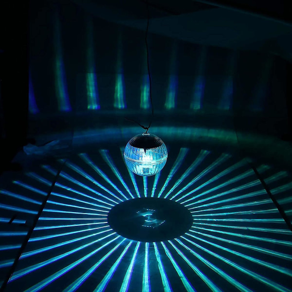Solar flydende dam lys, vandtæt LED farve skiftende have pool lys