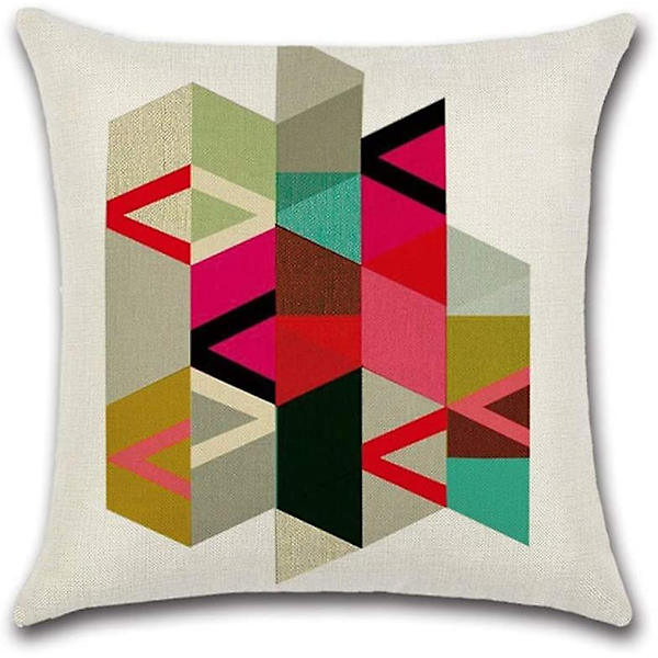 4 stk Putesett Dekorative 45 X 45 Cm Putesett Bomullslin Putesett Kasteputetrekk Sofa Seng Bil Hjem Kontor Dekorative Kvadrat C