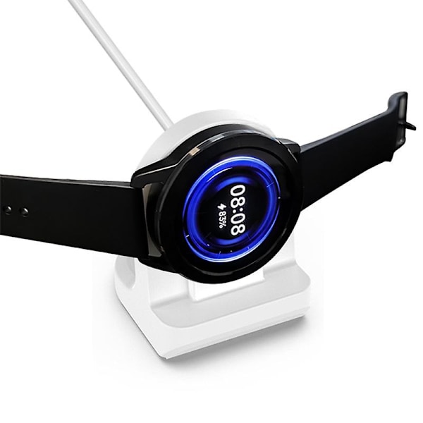 Opladningskabel i silikone til Xiaomi Watch2Pro S3 S2, urholder, oplader Black