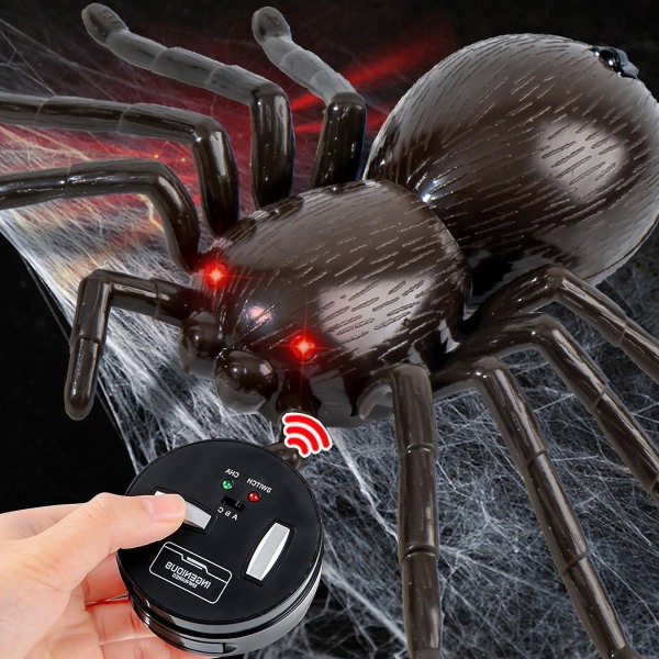 Rc Moving Tarantula Spider, trådløst fjernbetjeningslegetøj til børn, fantastisk til pranks og Halloween-pynt