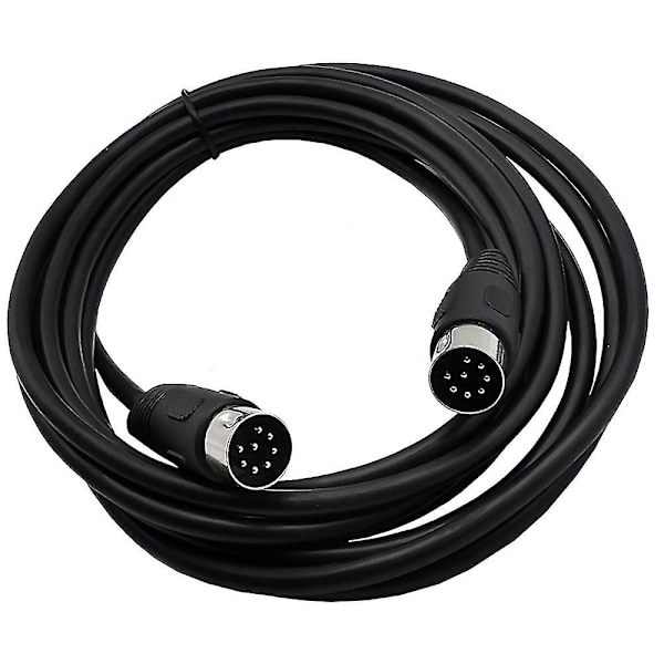 8-polet DIN Han til Han Højttaler Audiokabel Adapter til Overvågning, Biler, Computere, TV, Præcision 5m (haoyi