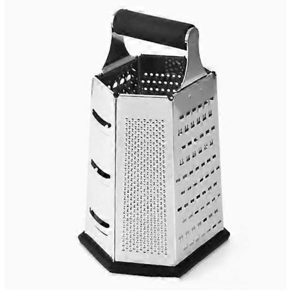 6-sidet rivejern, One size, Sort