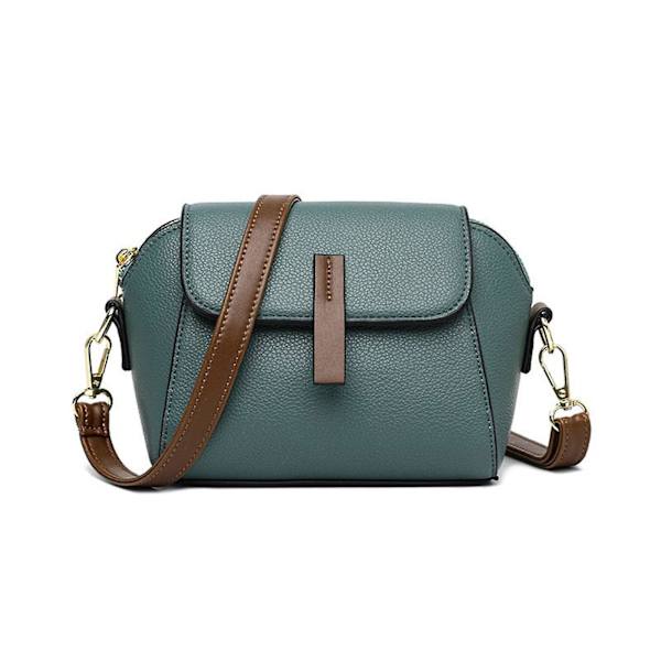 Mjuk Läder Crossbody Väska, Axelväska för Kvinnor Crossbody Skalväska Blue