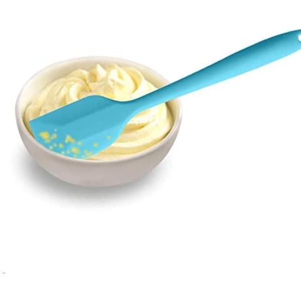 Silikonspatelsett - Rosa 6 deler non-stick gummispatel